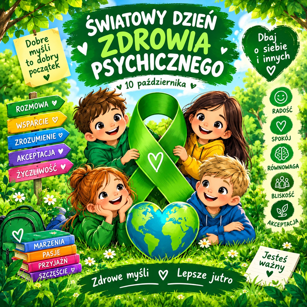 Światowy Dzień Zdrowia Psychicznego w SP 30 w Łodzi