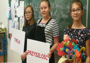 Działania uczniów w ramach akcji "Twoja przyszłość".