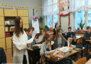 Działania uczniów w ramach akcji "Twoja przyszłość".