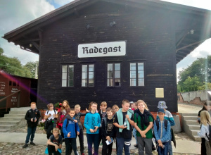 Wycieczka klasy 5B do Stacji Radegast