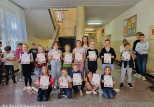 Uczestnicy konkursu z kl.3.