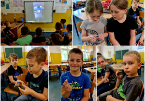 Uczniowie na zajęciach "Programowanie z elementami robotyki" poznają działanie i mozliwości drukarki 3D.