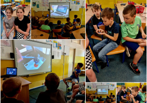 Uczniowie na zajęciach "Programowanie z elementami robotyki" poznają działanie i mozliwości drukarki 3D.