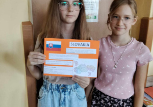 Uczniowie klasy 6b podczas Europejskiego Dnia Języków.