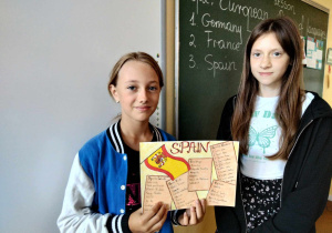 Uczniowie klasy 6b podczas Europejskiego Dnia Języków.