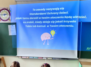 ,,POWIEDZ KOMUŚ”- warsztaty profilaktyczne o standardach ochrony dziecka przed krzywdzeniem dla klas I- VIII