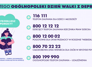 ŚWIATOWY DZIEŃ WALKI Z DEPRESJĄ