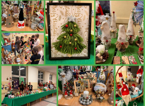 KIERMASZ BOŻONARODZENIOWY PRAC PLASTYCZNYCH UCZNIÓW