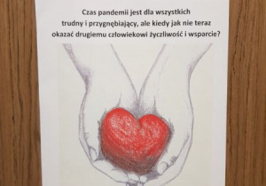 Praca plastyczna na akcję.