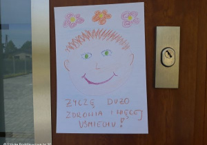 Praca plastyczna na akcję.