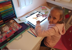 Hanna Piskała, kl.1a- ilustratorka książek.