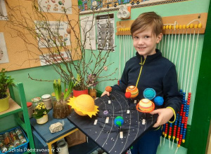 Makiety Układu Słonecznego w kl.2b