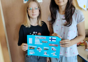 Uczniowie klasy 6b podczas Europejskiego Dnia Języków.